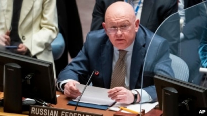 Diploma Rusia Vasily Nebenzia marah AS veto langkah Palestina merdeka (net)