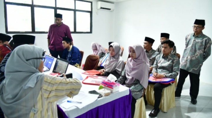 Sebanyak 68 Orang Kafilah Bengkalis Tiba di Dumai Untuk Mengikuti MTQ Tingkat Provinsi Riau