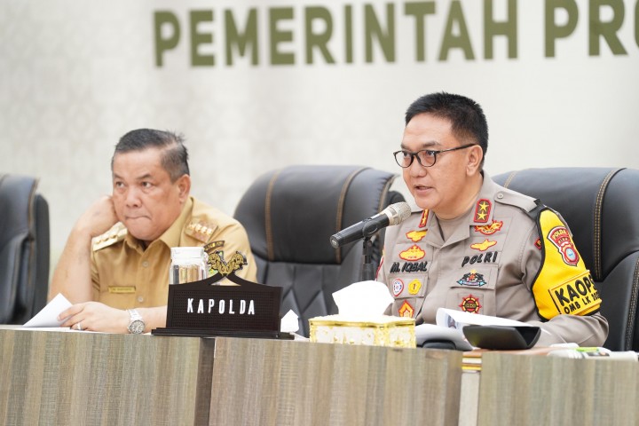 Di Hadapan Komisi II DPR RI, Kaolda Riau Paparkan Capaian Pengamanan Pemilu 2024