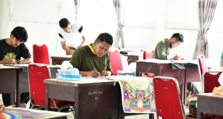 Kafilah Kabupaten Bengkalis Berhasil Kumpulkan 18 Golongan Finalis Kaligrafi