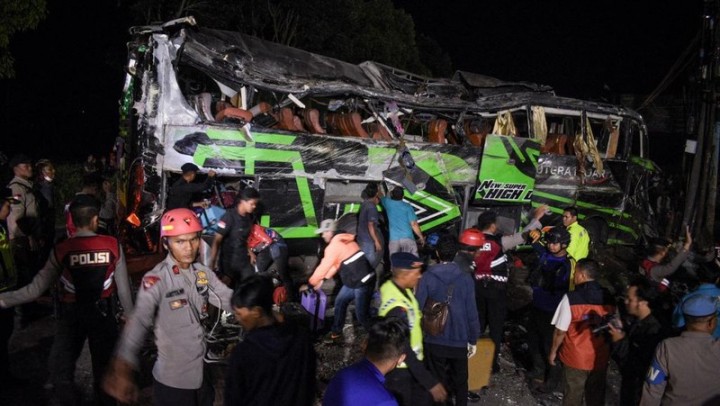 Kecelakaan Maut Subang: Keluarga Minta Sopir dan Perusahaan Bus di Hukumg Berat. (Tangkapan Layar/detikCom)