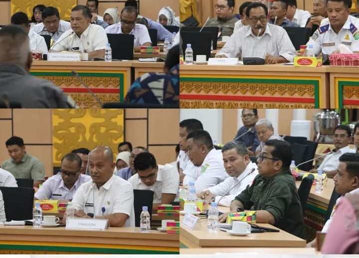 Komisi IV DPRD Riau menggelar rapat pembentukan jalan alternatif untuk kendaraan Odol 