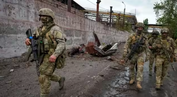 Tentara Rusia bertempur di Ukraina /AFP