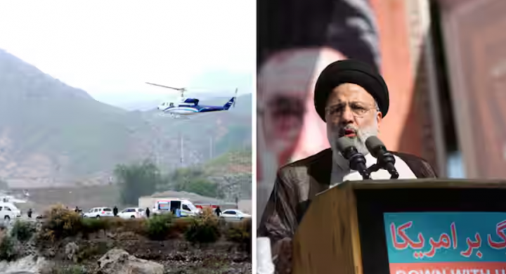 Sebuah helikopter yang membawa Presiden Iran Ebrahim Raisi sebelumnya ditangkap /Reuters