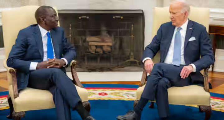 Presiden Kenya William Ruto dan Presiden AS Joe Biden /X/@POTUS