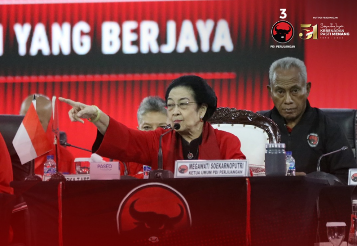 Rakernas PDIP Sebut Pemilu 2024 Terburuk Sepanjang Sejarah Demokrasi Indonesia. (X/@PDI_Perjuangan)