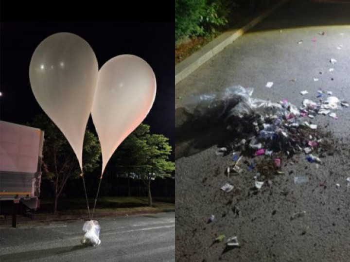 Korut Kembali Kirim Balon ke Korsel Pakai 'Tinja' dan Sampah, Pertanda Apa?. (X/Foto)