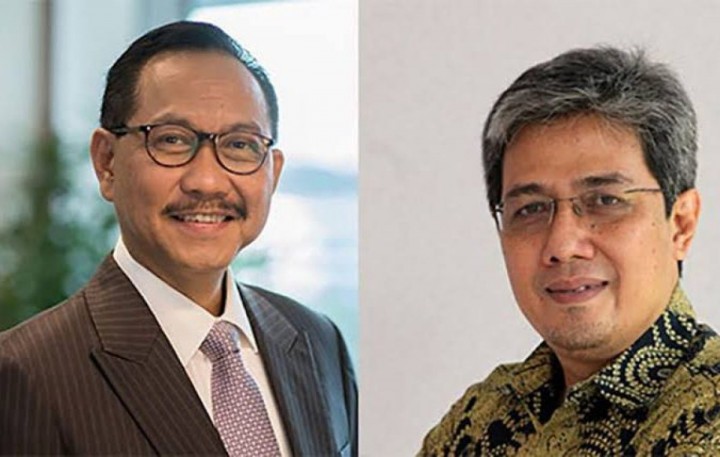 Eks kepala dan wakil kepala Otorita Ibu Kota Negara (IKN), Bambang Susantono dan Dhony Rahajoe. Sumber: Chanel9