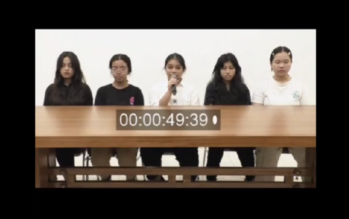 KPAI Kritik Pendidikan Kasrakter di Indonesia Buntut Viral Video Siswa SMP Candai 'Darah Anak Palestina'. (X/@Riweh_Banget)