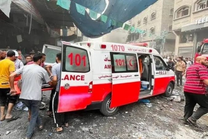 Kekejaman Israel menghancurkan warga Palestina di rumah sakit di Gaza (net)