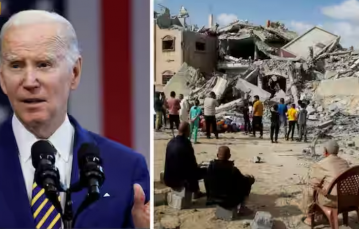 Presiden AS Joe Biden dan kehancuran di Rafah /Reuters