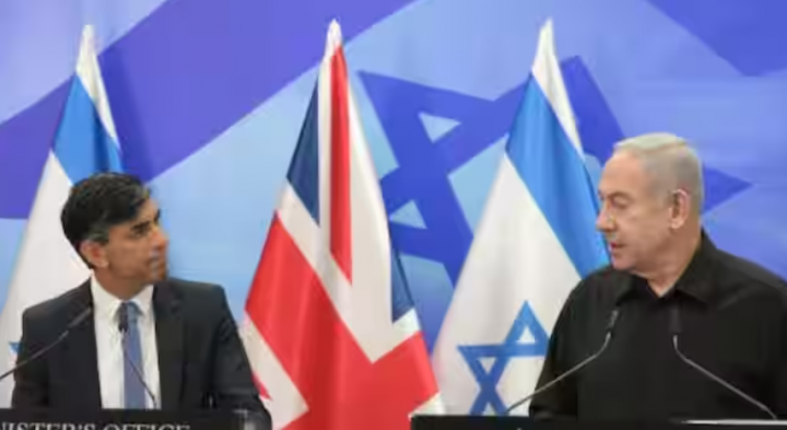 PM Inggris Rishi Sunak dan PM Israel Netanyahu /Agensi