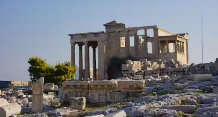 Gambar Akropolis Athena di Yunani /net