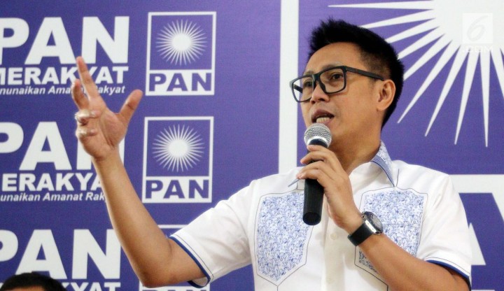 Ketua DPW Partai Amanat Nasional (PAN) Jakarta Eko Hendro Purnomo alias Eko Patrio. Sumber: Redaktual