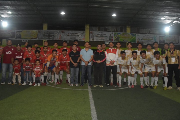 Penutupan turnament futsal Polres Bengkalis Cup II