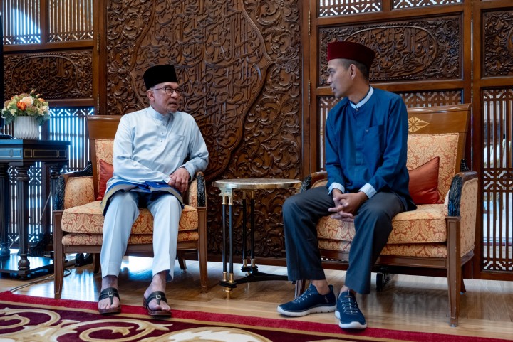 Anwar Ibrahim Bertemu UAS, Bahas Soal Dakwah Malaysia-Indonesia. (X/@anwaribrahim)
