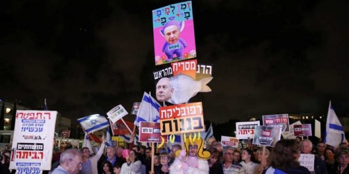 Gerakan Rakyat Gulingkan Netanyahu Dimulai, Aktivis Antipemerintah Gelar Aksi Sepekan
