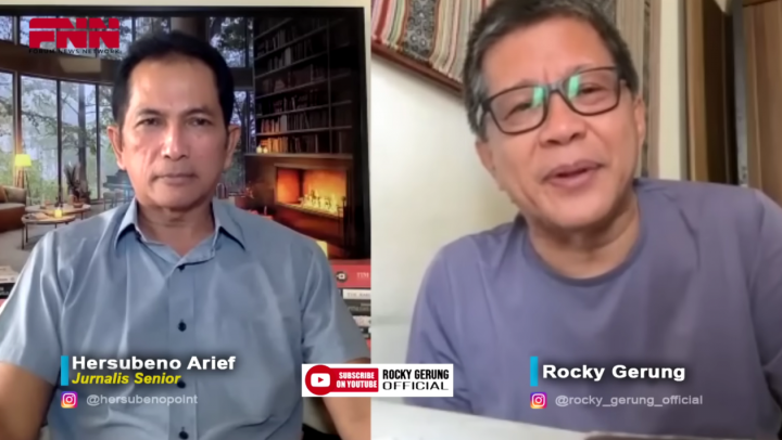 Rocky Gerung Nilai Jokowi Mulai Merasa IKN akan Jadi Proyek yang Gagal. (Screenshot from Channel YouTube @RockyGerungOfficial)