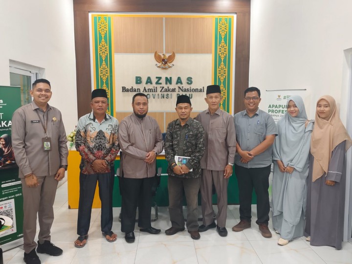 Ketua dan Pengurus Yayasan Baitul Qur'an Rupat Silaturahmi ke Baznas Provinsi Riau