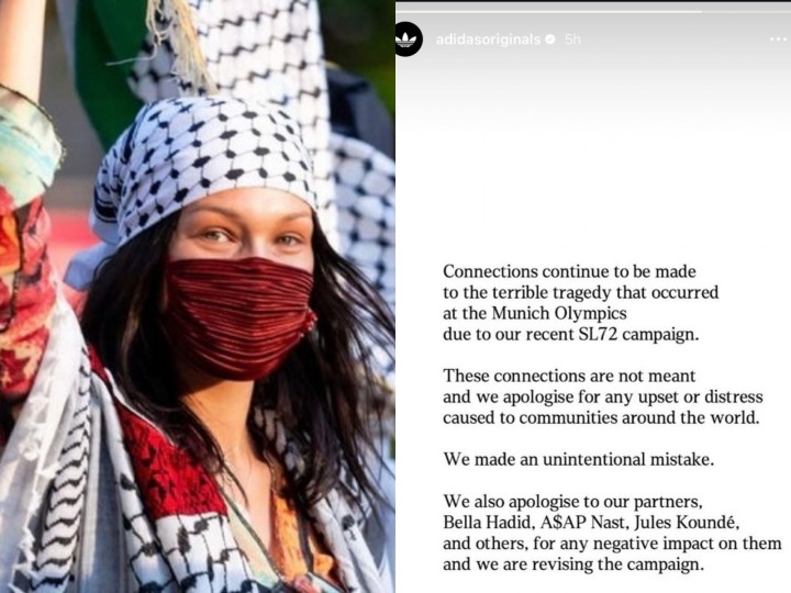 Bella Hadid Tak Takut Kehilangan Pekerjaan Gegara Dukung Palestina, Iklan Sepatu Adidas untuk Olimpiade Paris Dikecam Sang Model. (Dok Riau24.com)