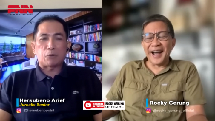 Rocky Gerung dan Hersubeno Arief Membahas soal IKN dan Investor Fiktif Jokowi. (Tangkapan Layar akun Channel YouTube @Rocky Gerung Official)