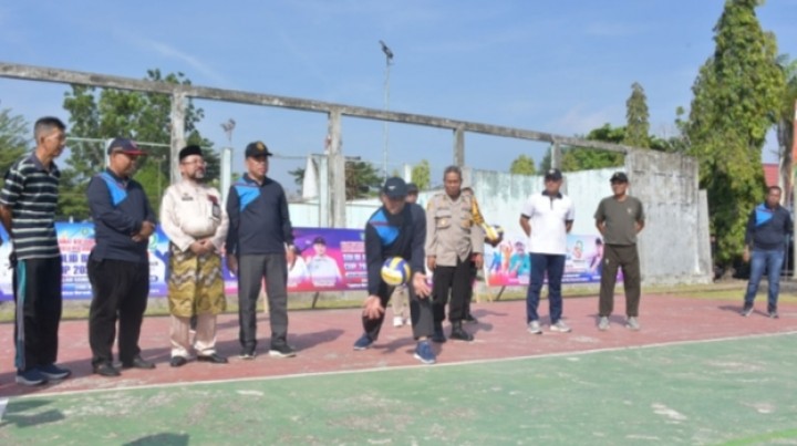 Meriahkan Hari Jadi Ke-512 Bengkalis, Pemkab Gelar Turnamen Bola Voli Solid Bermasa Cup