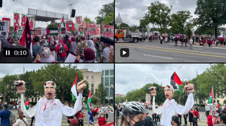 Kamal Harris Kecam Demo Pro-Palestina di Kongres, Sebut: Tindakan Tercela. (X/@ShaykhSulaiman)