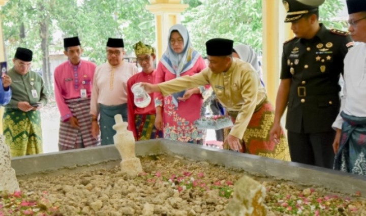 Wabup dan Forkopimda Bengkalis Ziarah Makam Pejuang Sempena Hari Jadi ke 512