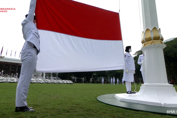 Ilustrasi upacara bendera. Sumber: kompas.com