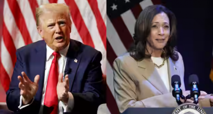 Donald Trump, Kamala Harris /net