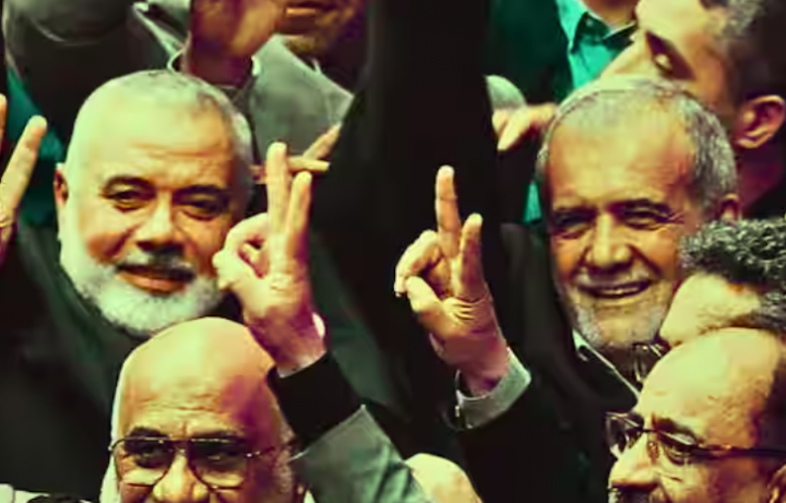 Pemimpin Hamas Ismail Haniyeh sebelum dibunuh /X