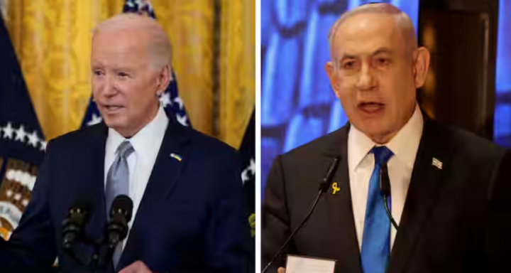 Gambar menunjukkan Presiden Amerika Serikat Joe Biden (kiri) dan Perdana Menteri Israel Benjamin Netanyahu (kanan) /Reuters