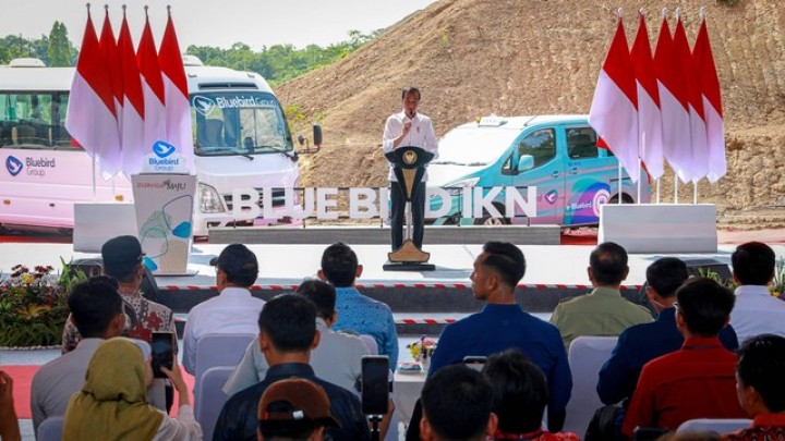 Jokowi Hamburkan Anggaran untuk Perayaan Upacara HUT RI 17 Agustus di IKN. (X/Foto)