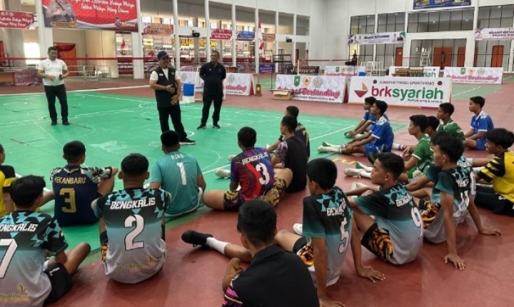 Enam Atlet Takraw Asal Bengkalis Ikuti Penjaringan Nasional