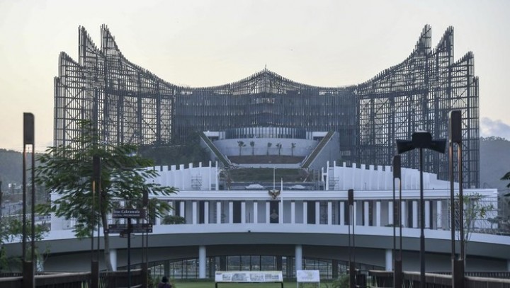 Begini Proses Pembuatan Istana Garuda di IKN