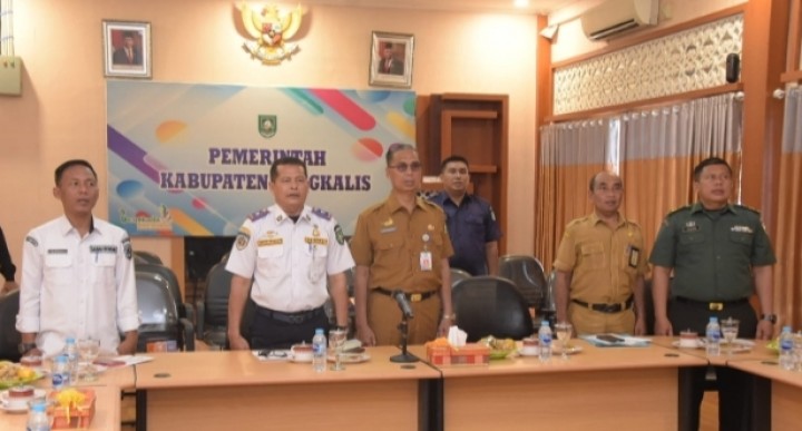 Pemkab Bengkalis Ikuti Rakor Inflasi Daerah