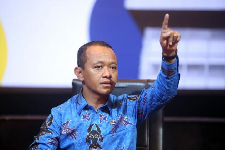 Menteri Investasi Bahlil Lahadalia. Sumber: bisnis.com