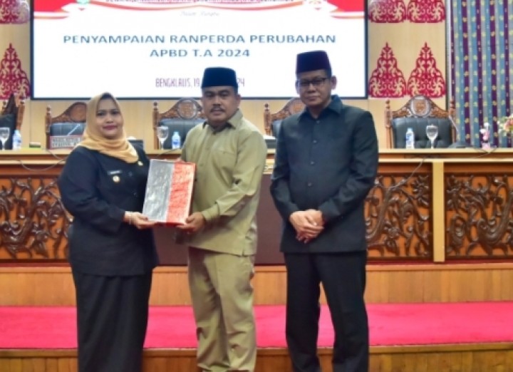 Rapat Paripurna Ranperda Perubahan APBD TA 2024 DPRD Bengkalis Berlangsung Khidmat