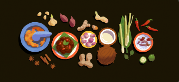 Google Doodle Rayakan Rendang, Makanan Warisan Budaya Indonesia yang Mendunia. (Google)