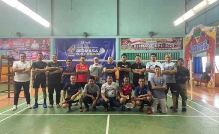 PB Korpri Gelar Turnament Badminton Antar ASN Pemkab Bengkalis