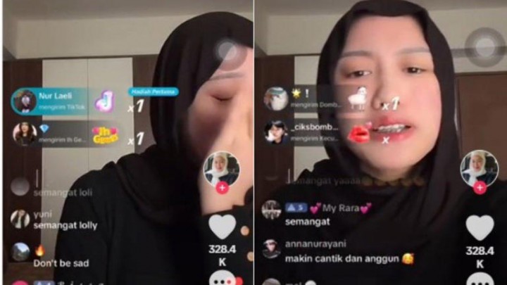 Isak Tangis Lolly Putri Nikita Mirzani Dituding Hamil hingga Aborsi Sama Orang Terdekat. (Tangkapan layar)