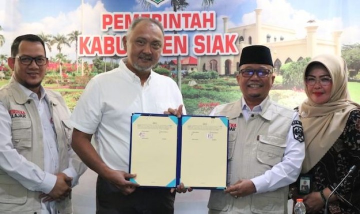 Pemerataan Kualitas Pendidikan, RAPP dan Pemkab Siak Tandatangani MoU