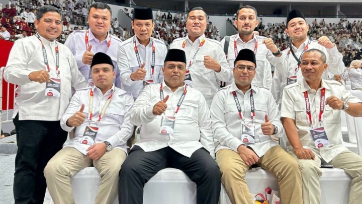 Setelah Dapat Dukungan Resmi, KBS Hadiri Apel Partai Gerindra di Jakarta