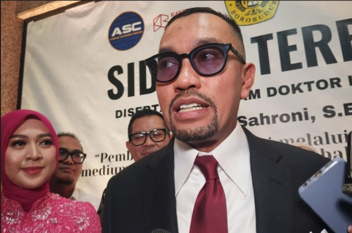 Ahmad Sahroni Batal Jadi Ketua Tim Pemenangan Ridwan Kamil-Suswono. (Tangkapan Layar)