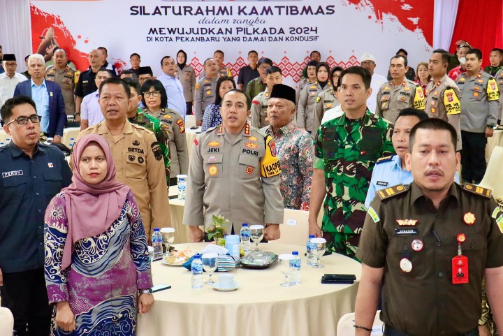 Polresta Pekanbaru Gelar Silaturahmi Kamtibmas: Bersatu untuk Pilkada 2024 yang Damai dan Kondusif