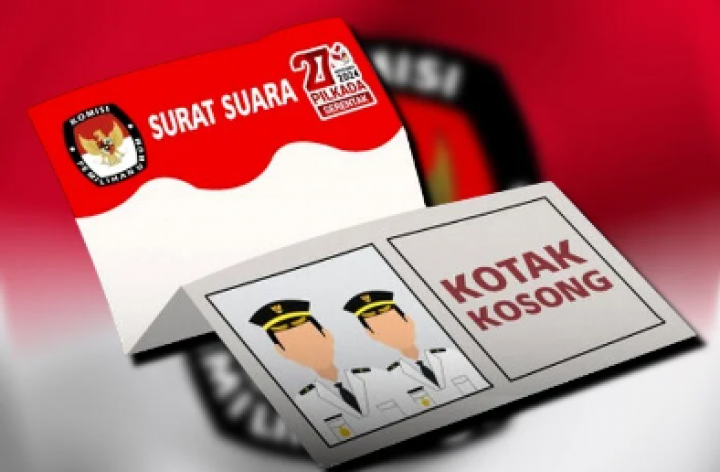 KPU-DPR Sepakat, Pilkada Digelar Ulang Tahun 20205 Jika Kotak Kosong Menang. (Ilustrasi)