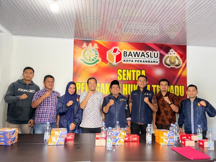 Sentral Gakkumdu Pekanbaru Gelar Rapat Jelang Pilkada Serentak 2024