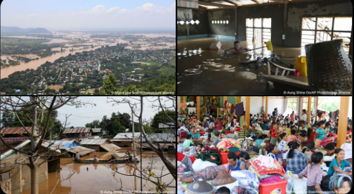 Mala Petaka Banjir Besar Myanmar, 226 Orang Dinyatakan Tewas. (Tangkapan layar X @dwnews)