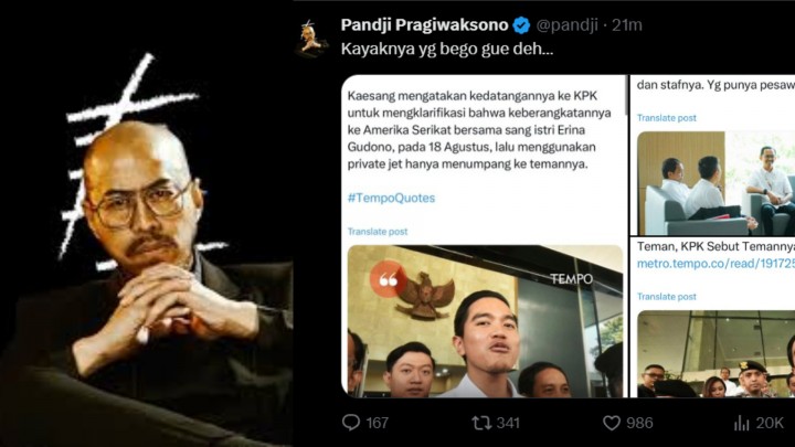 Ngaku Nebeng Tapi Teman Pemilik Jet Pribadi Inisial Y Tak Ikut, Pandji Prawaksono: Kayaknya yang Bego Gue Deh!