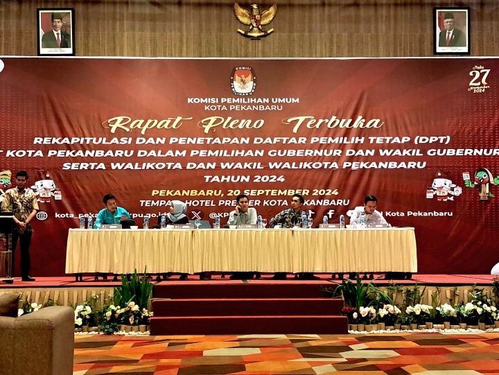 DPT Pemilihan Serentak 2024 Pekanbaru 791.034